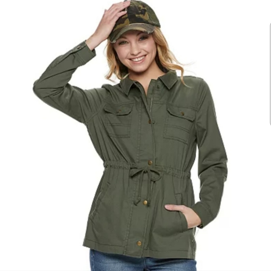Mudd Size Small Cargo Snap Jacket